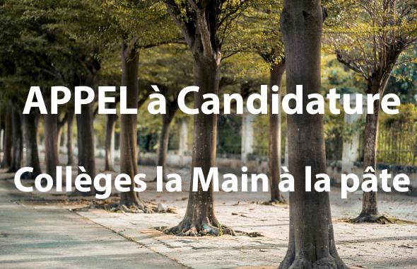 Appel à candidature